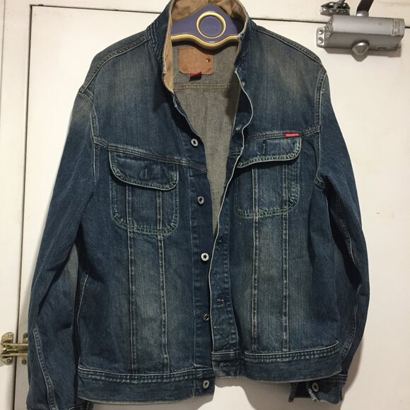 VINTAGE GUESS DENIM JACKETS SIZE XL - Picture 1 of 8
